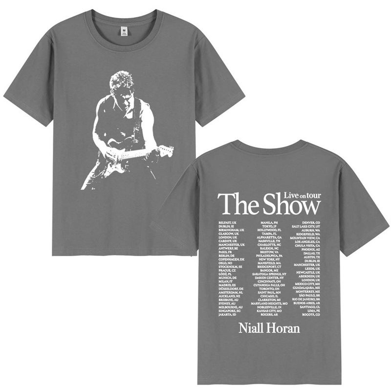 Niall Horan Guitar Po The Show Live On Tour T Shirt Men W - Image 5
