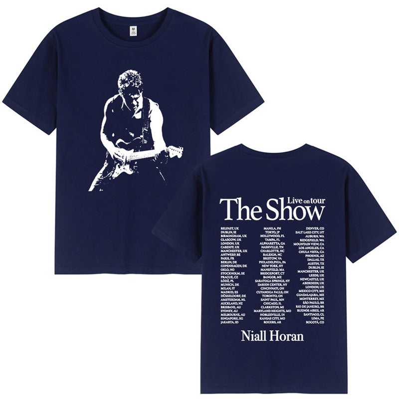 Niall Horan Guitar Po The Show Live On Tour T Shirt Men W - Image 3