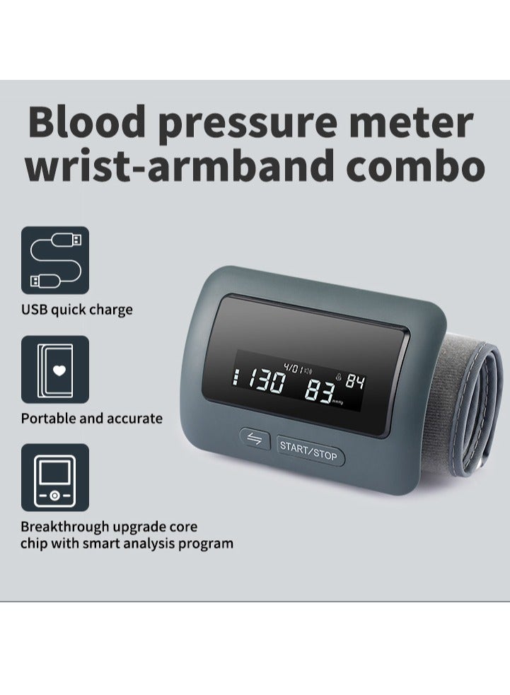Generic Universal Blood Pressure Monitor Voice Broadcast, Portable Home Family Travel Blood Pressure Monitor, Bluetooth Wireless Upper Arm Blood Pressure Monitor - Clinically Proven Blood Pressure Cuff - All-in-One Portable Monitor  - Image 3
