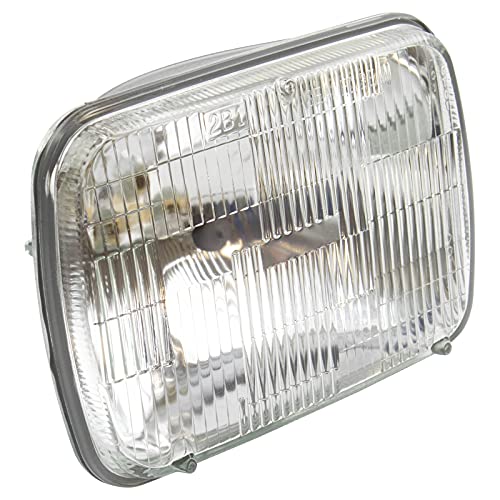 TRQ Sealed Beam Rectangle Headlight Headlamp Pair for Chevy GMC Ford Toyota - Image 4