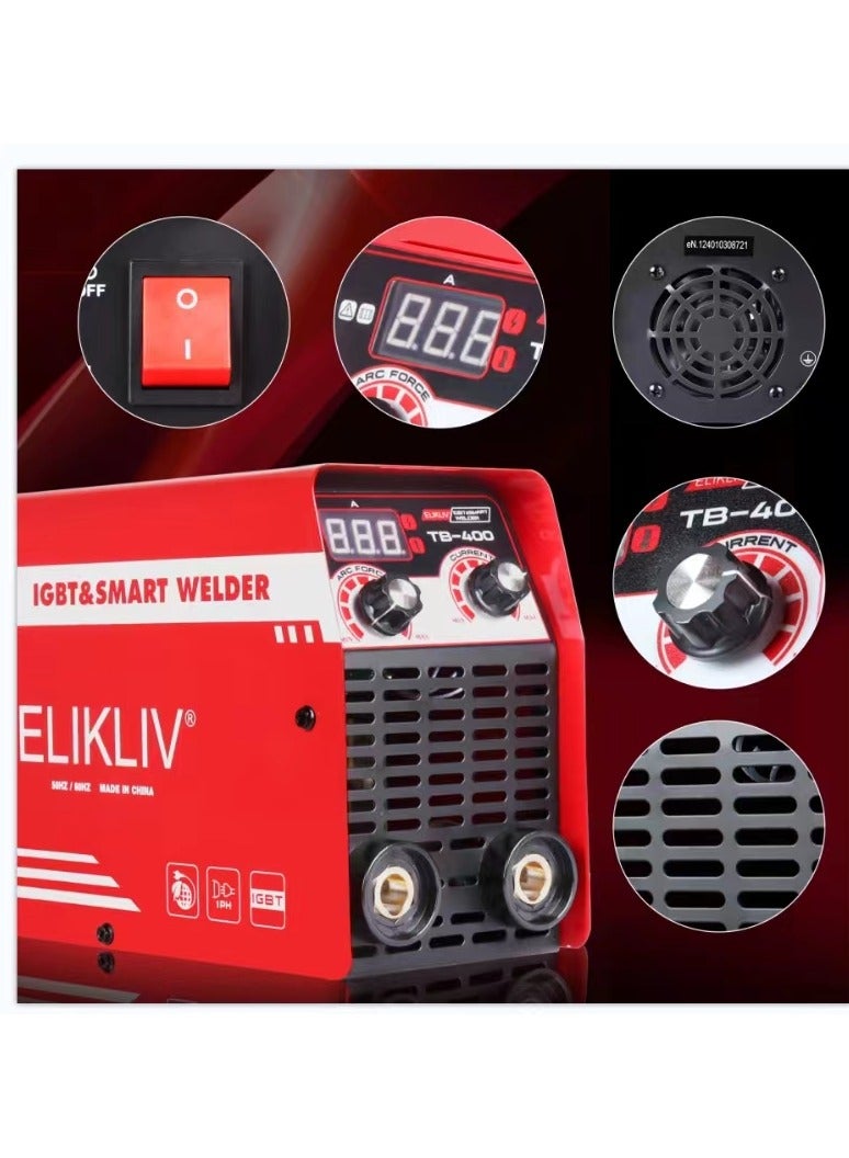 220A Stick Welder Machine ,Small ARC Welding Machine Portable Mini MMA Welder, IGBT Inverter Welder , Hot Start, ARC Force and Anti-Stick  Lightweight Design for Home DIY & Metal Repair and Workshop Use