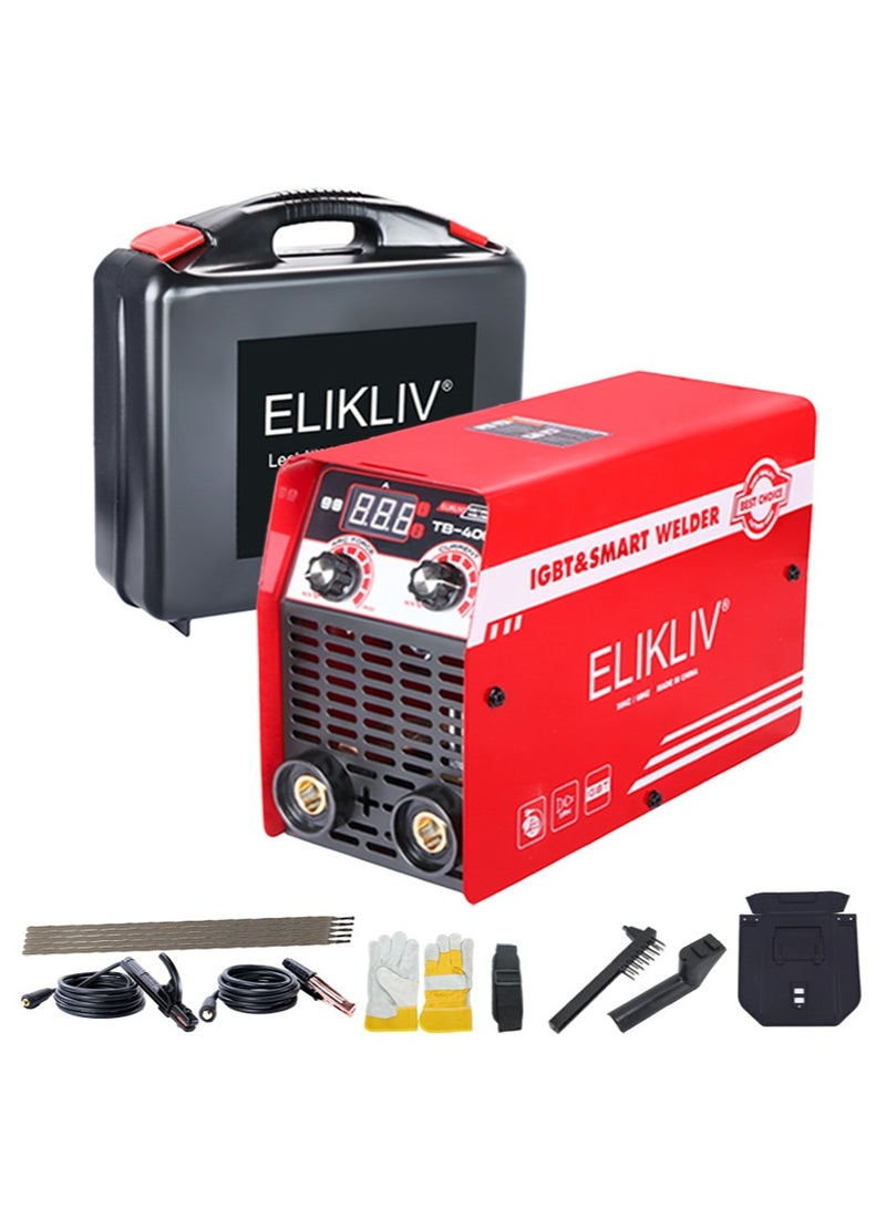 220A Stick Welder Machine ,Small ARC Welding Machine Portable Mini MMA Welder, IGBT Inverter Welder , Hot Start, ARC Force and Anti-Stick  Lightweight Design for Home DIY & Metal Repair and Workshop Use