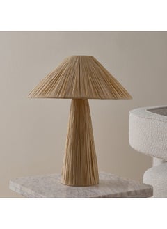 Home Box Nash Raffia Table Lamp Base and Shade 37.5 x 45.5 x 37.5 cm  - Image 1