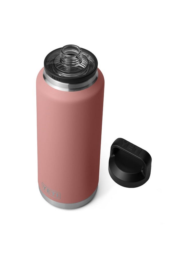 YETI YETI Rambler 46 oz Bottle, Vacuum Insulated, Stainless Steel with Chug Cap, Sandstone Pink  - Image 1
