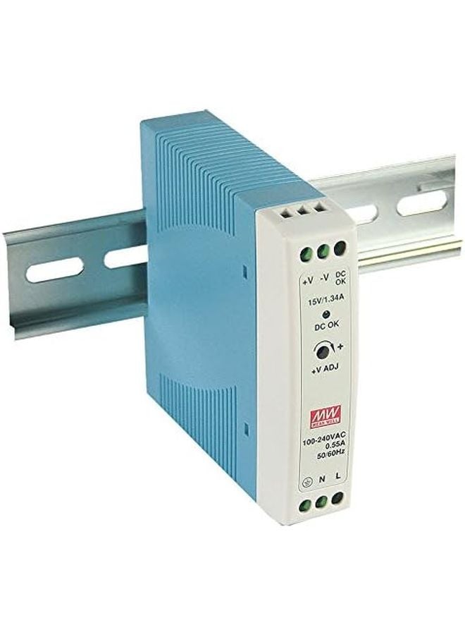 Mean Well MDR 20 12 DIN Rail Power Supply 12V 1 67A 20W AC to DC - Image 2