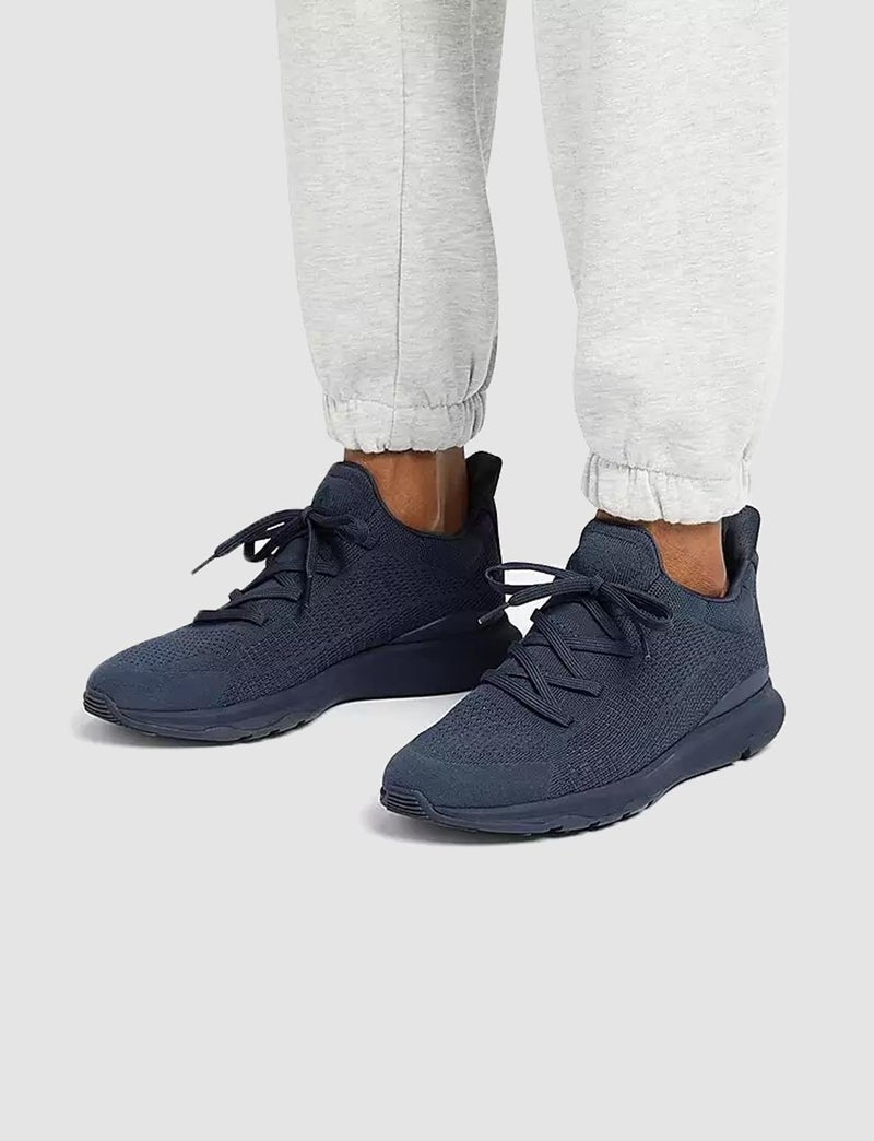 FitFlop Vitamin Ffx Gf9 Knitted Navy Blue Men's Sports Shoes - Image 2