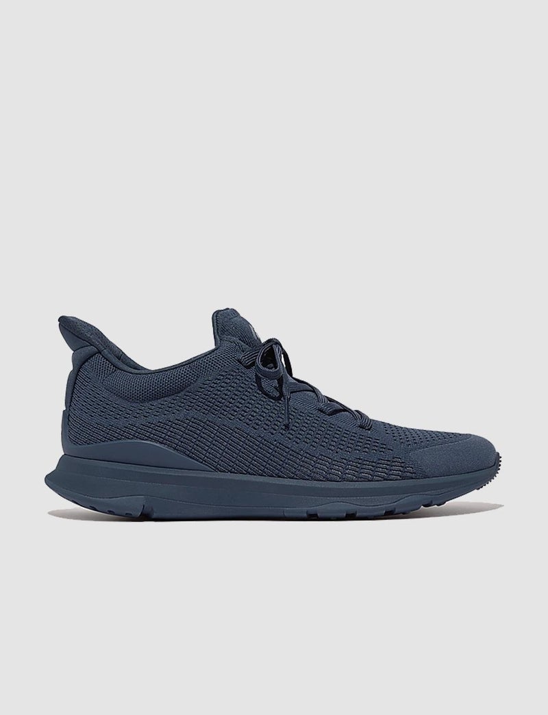 FitFlop Vitamin Ffx Gf9 Knitted Navy Blue Men's Sports Shoes - Image 1