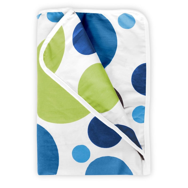 Divine Casa 100 Cotton Toddler Baby Blanket for for 04 Years I Skin Friendly Swaddle Dohar for Girls and Boys I 135x100 cm Blue Grotta