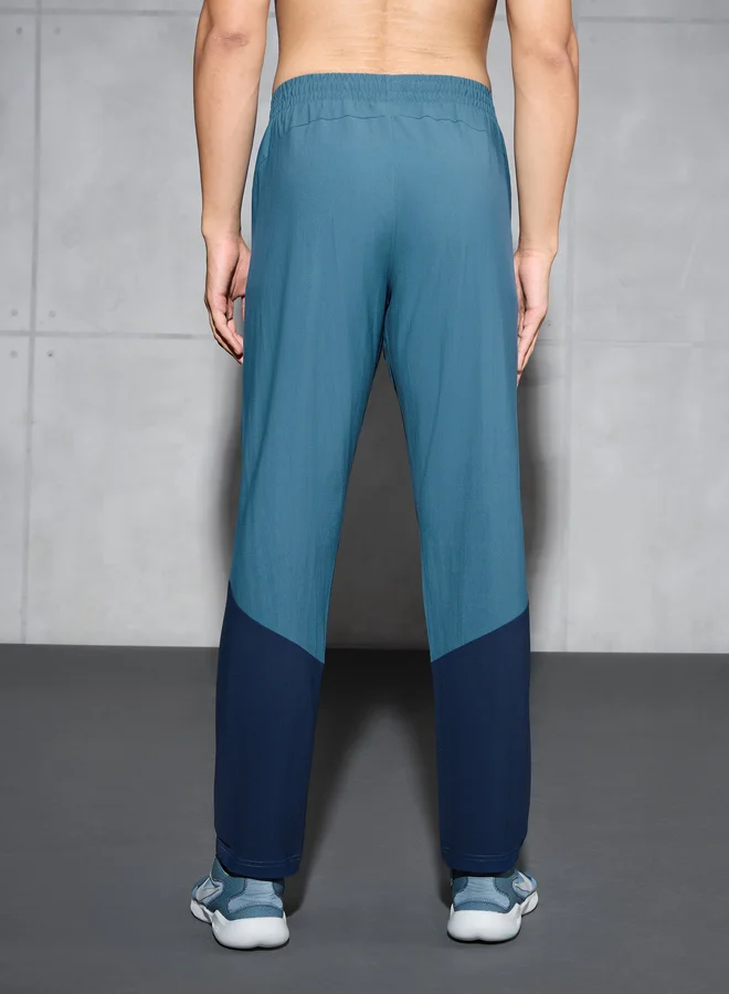 Technosport  Technosport Men Blue Straight Fit Track Pants for Men | Best Price UAE