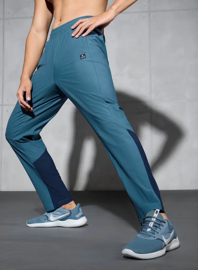 Technosport  Technosport Men Blue Straight Fit Track Pants for Men | Best Price UAE