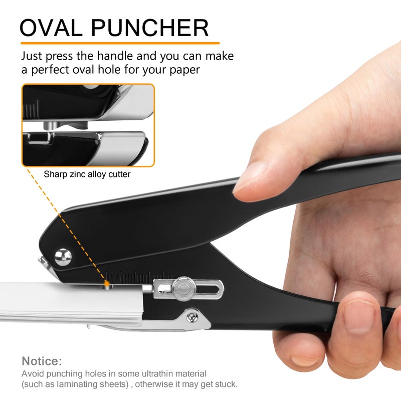 MyLifeUNIT Badge Hole Punch, Slot Puncher for Id Card, PVC Slot and Paper, Heavy-Duty Hole Punch for Pro Use - Image 5