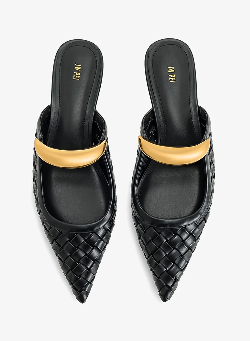 JW PEI  Helena weave pierced mules for Women | Best Price UAE