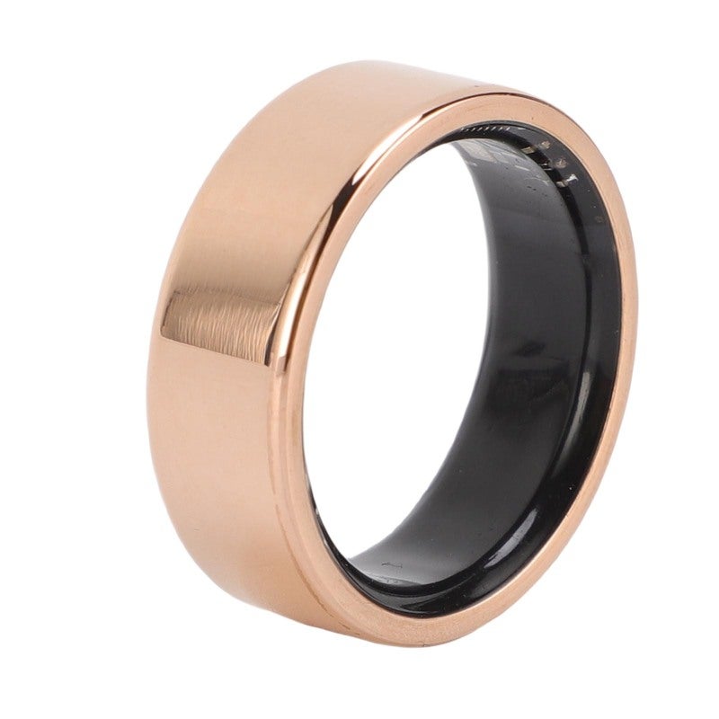 Smart Ring Rose Gold IP68 Waterproof Lightweight Ergonomic Design - High Accuracy Health Fitness Tracking Intelligent Gesture Control for Daily Wear Swimming Sleep Monitoring - Image 3