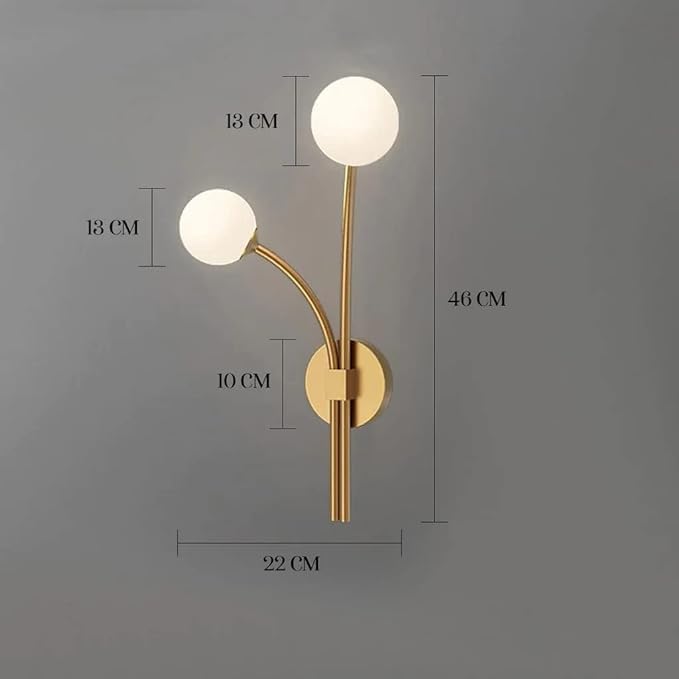 LEGEEN Wall Lamp Wall Light for- Wall Sconces Bedroom Living Room Mirror Light Hall Lobby Bathroom Bedside Kitchen Hotel Study Table Office Wall Fixture Deocr Indoor Light Lamp Bulb Included - Image 5