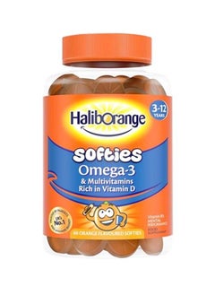 kids Omega 3 and Multivitamins Softies Orange Flavor 60'S