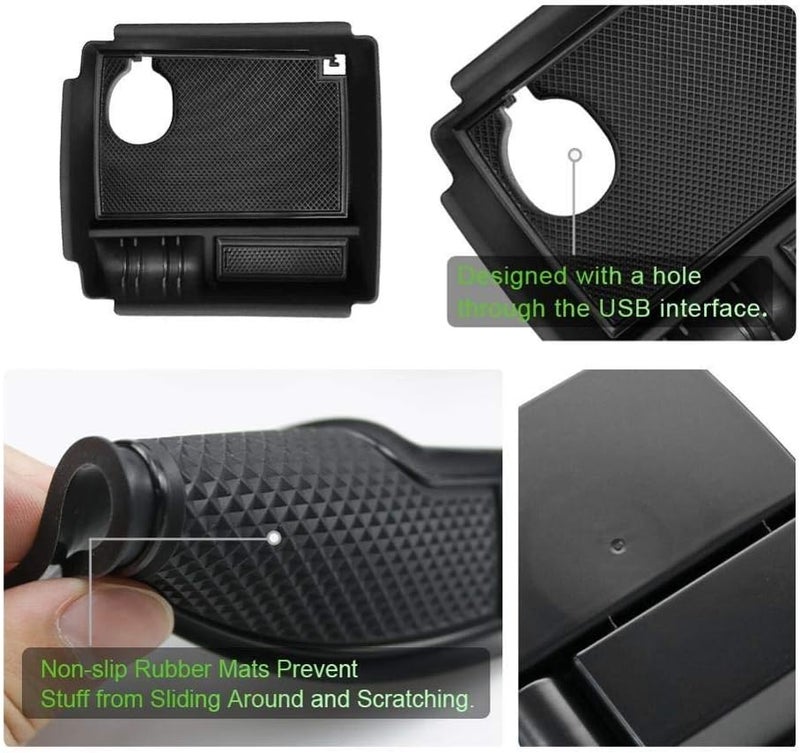 QASULER Armrest Storage Box for Niro EV 2019-2020 - Image 3