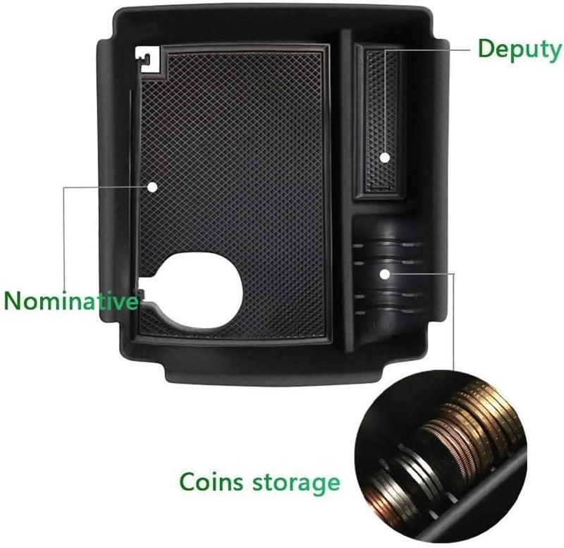 QASULER Armrest Storage Box for Niro EV 2019-2020 - Image 2