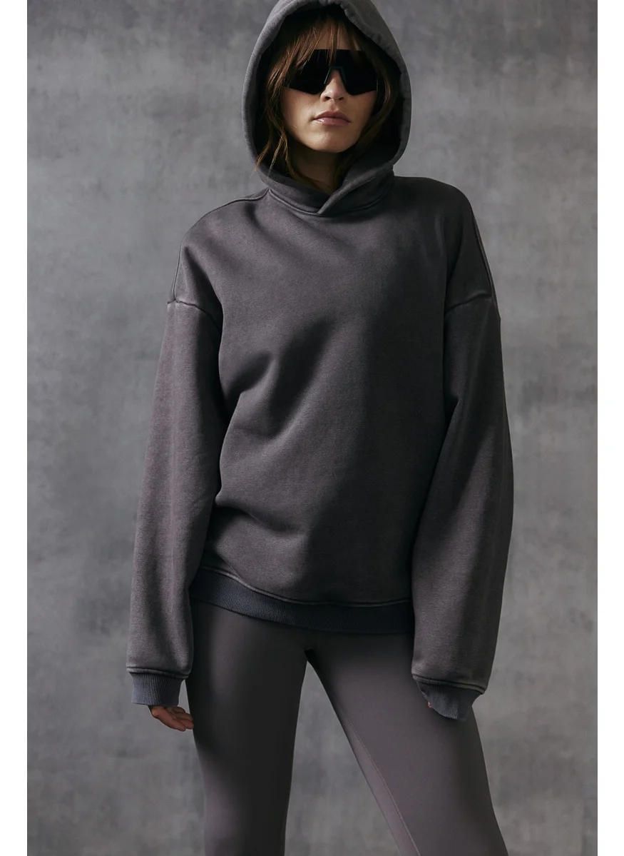 اتش اند ام Oversized Sports Hoodie
