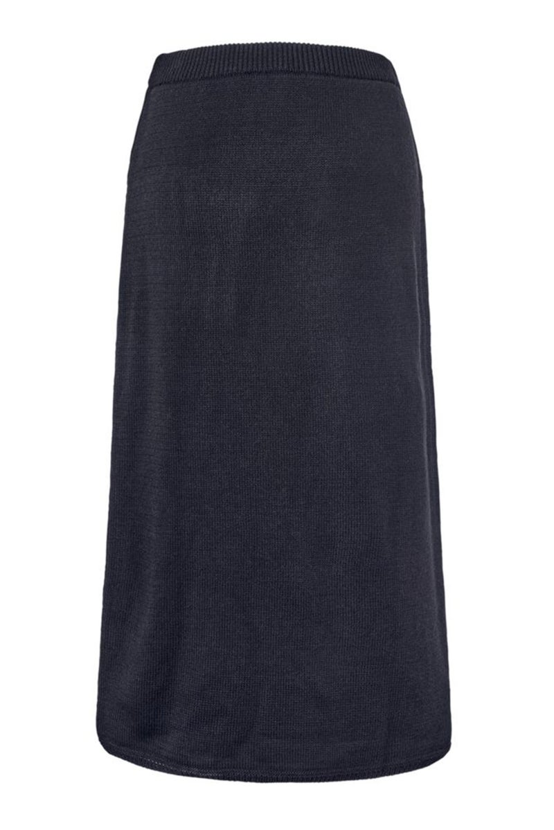Tchibo Women Knitted Midi Skirts, Dark Blue - Image 3