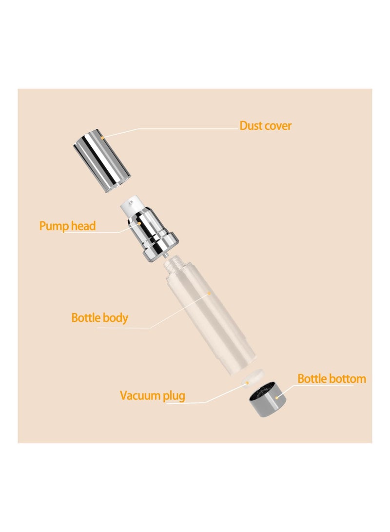 SYOSI 5 Pcs 30ml Airless Travel Spray Bottle Refillable Empty Cosmetic Spray Bottle Vacuum Spray Bottles - Image 5