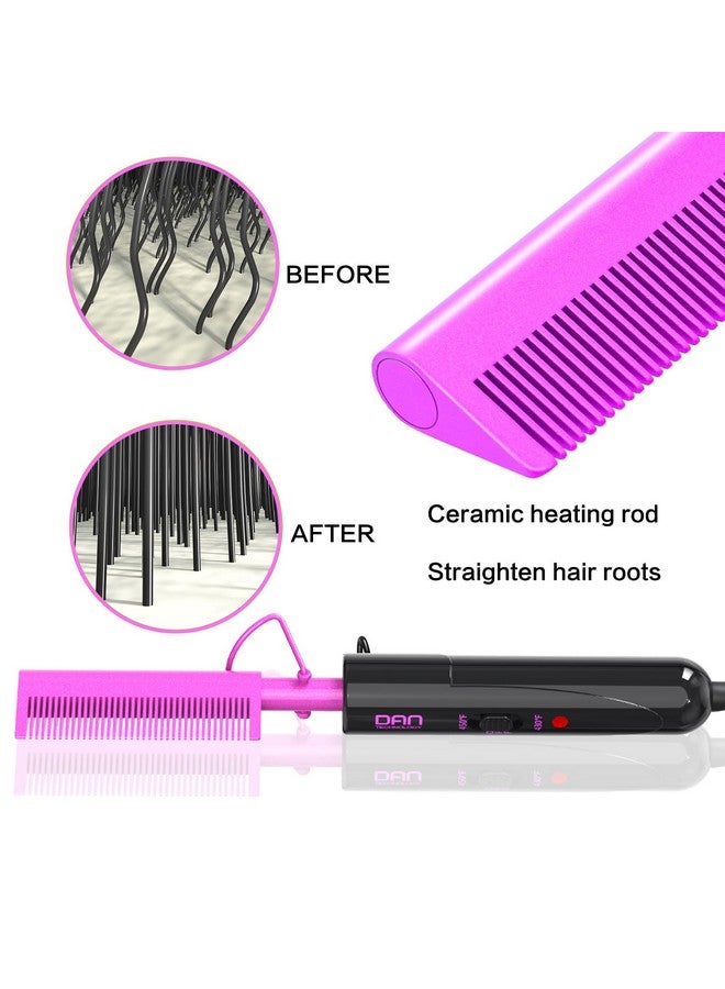 دان تكنولوجي مجموعة مشط ساخن مكونة من 3 قطع مشط تصفيف الشعر Sethot Combedge Brushrat مجموعة شعر مستعار بشعيرات ذيل من أجل مشط شعر مستعار أمامي من الدانتيل لمشط شعر مستعار للشعر الأسود - Image 2