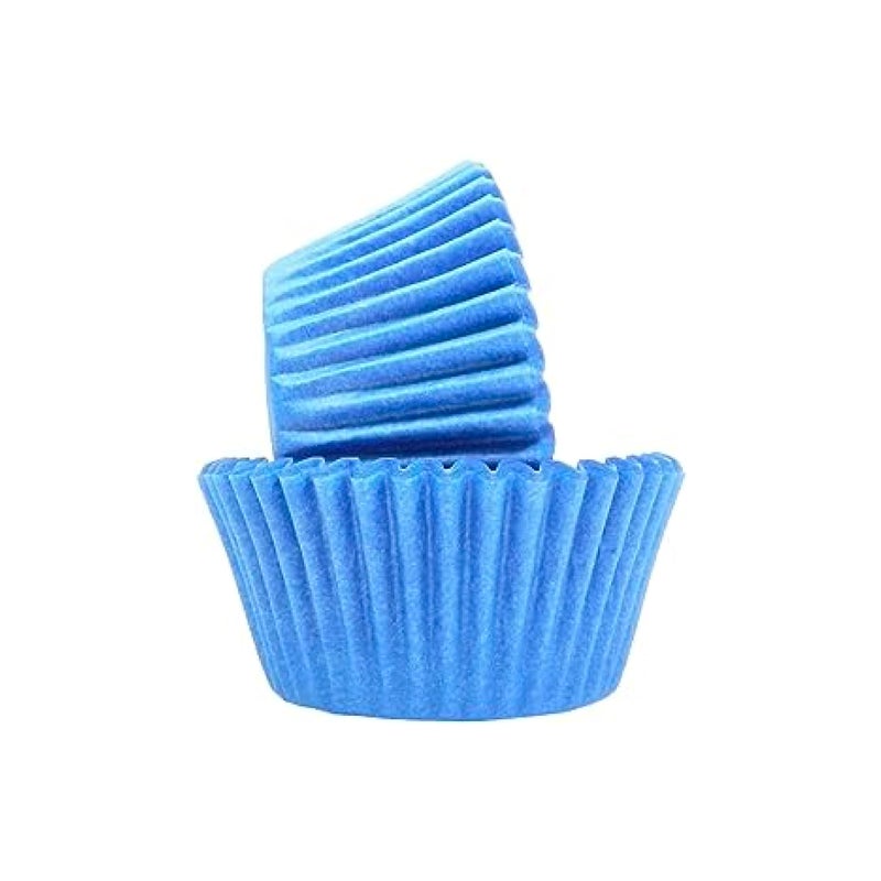 Regency Wraps Greaseproof Professional Grade Baking Cups Pack of 40 Standard Liners Light Blue Solid for Cupcakes Muffins Candy Non Stick