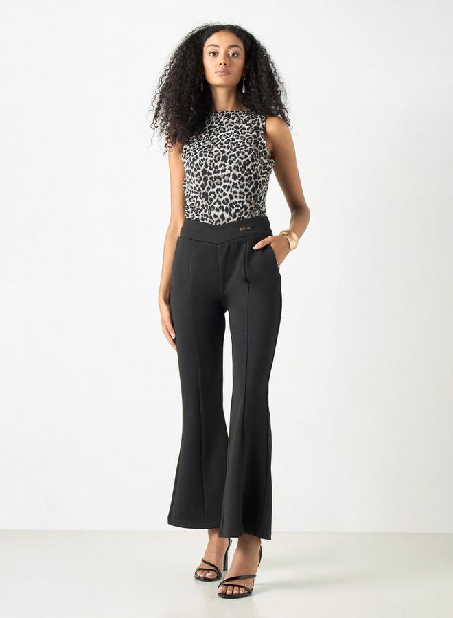 تواكستريمز بنطلون سادة بخصر متوسط الارتفاع وجيوب من تو إكستريمز - Image 2