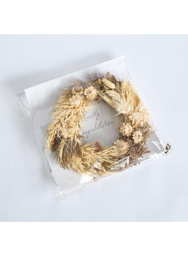 Home Box Miley Dried Flower Wreath with Natural Aroma Oil - 28x5x30 cm - Image 4