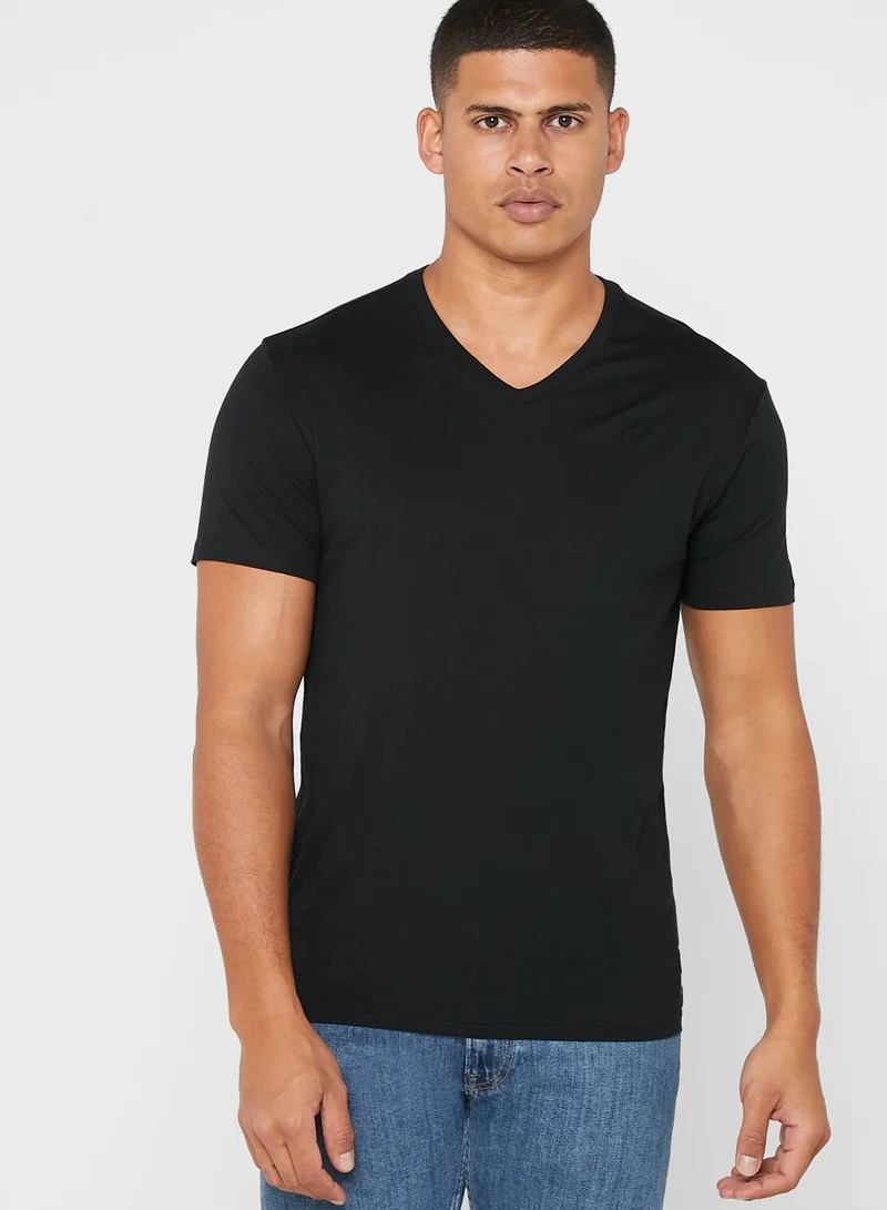 POLO RALPH LAUREN 2 Pack Essential V- Neck T-Shirt
