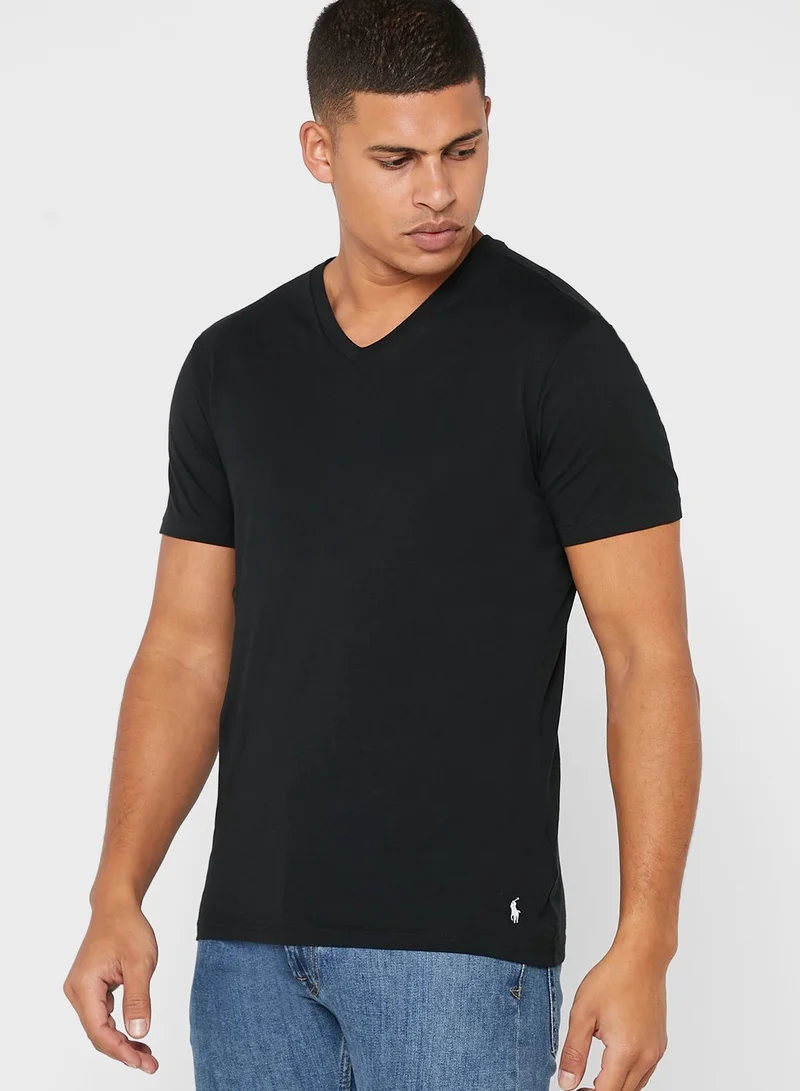 POLO RALPH LAUREN 2 Pack Essential V- Neck T-Shirt