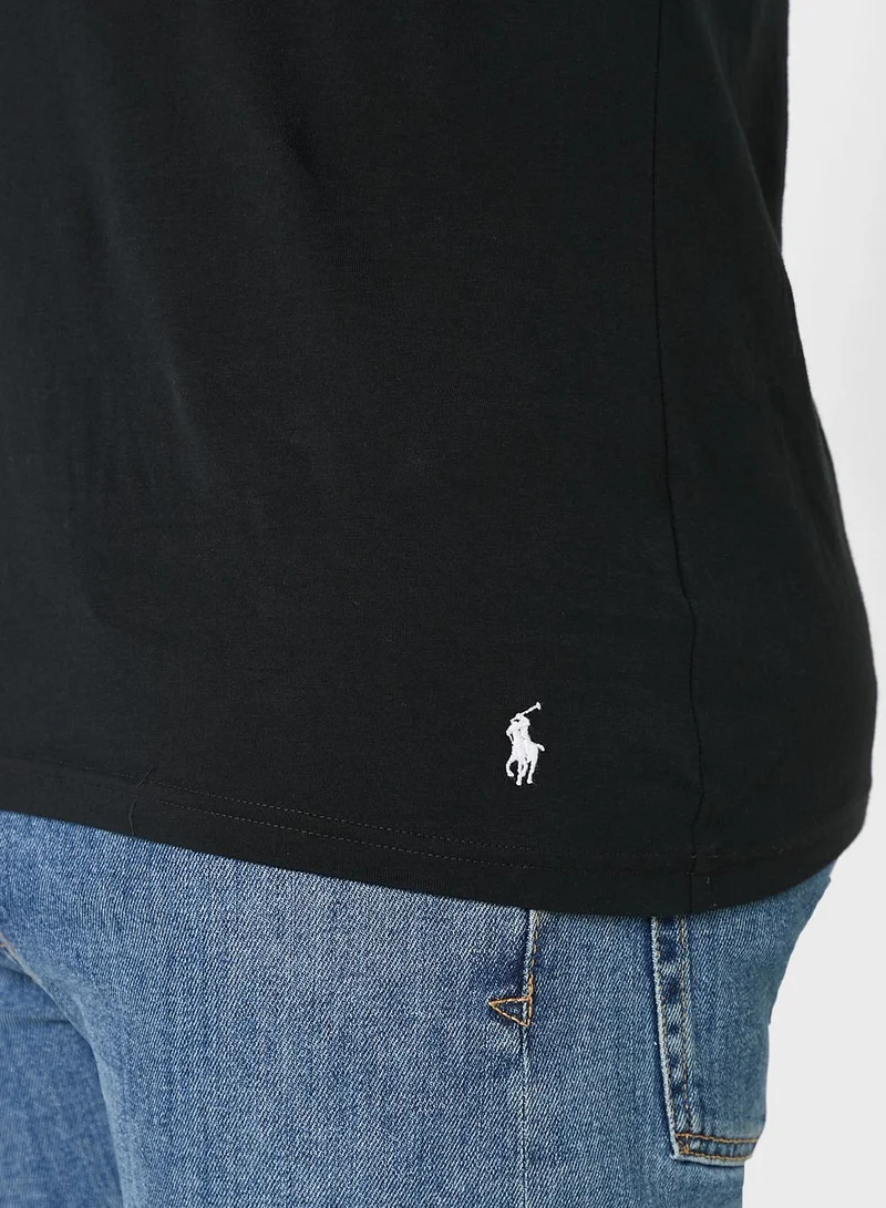 POLO RALPH LAUREN 2 Pack Essential V- Neck T-Shirt