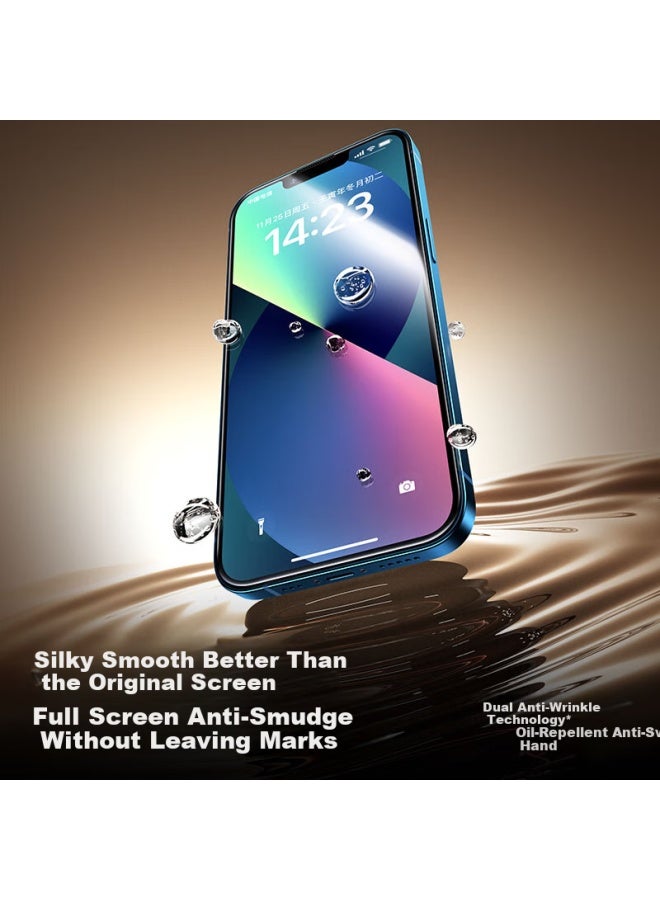 Smartdevil Tempered Glass Screen Protector For Iphone 14/13/13 Pro/16e, Full Coverage Hd Anti-explosion Anti-fingerprint Quick Installation Bubble-free Dust-free 2-pack - Image 3