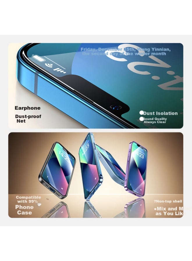 Smartdevil Tempered Glass Screen Protector For Iphone 14/13/13 Pro/16e, Full Coverage Hd Anti-explosion Anti-fingerprint Quick Installation Bubble-free Dust-free 2-pack - Image 5