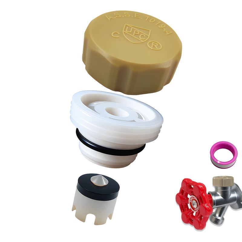 PILISPARK ASSE 1019-A Outdoor Faucet Repair Kit with Teflon Tape, Vacuum Breaker Replacement Kit Anti-Siphon Frost-Free Hose Bib Sillcock Valve Replacementï¼ˆ1 Packï¼‰ - Image 1
