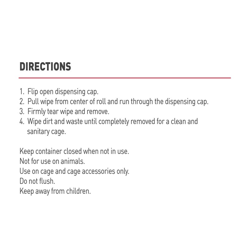 Nature's Miracle Small Animal Cage Scrubbing Wipes, Extra Thick, 30 Count (Pack of 1) - Image 3