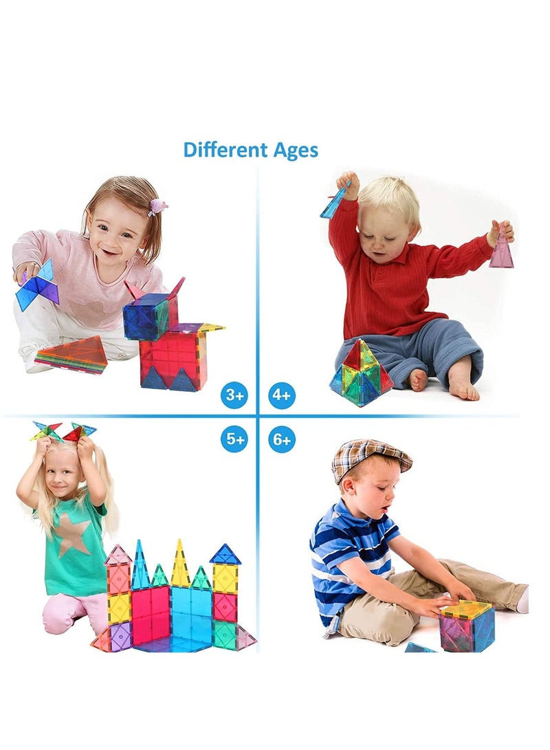 Cordova 3D Star Magnetic Tiles Set Fun and Educational Toy STEAM for Learning & Creativity Best Gift for 3 to 8 Years Old Boys Girls (46 PCs) - Image 2