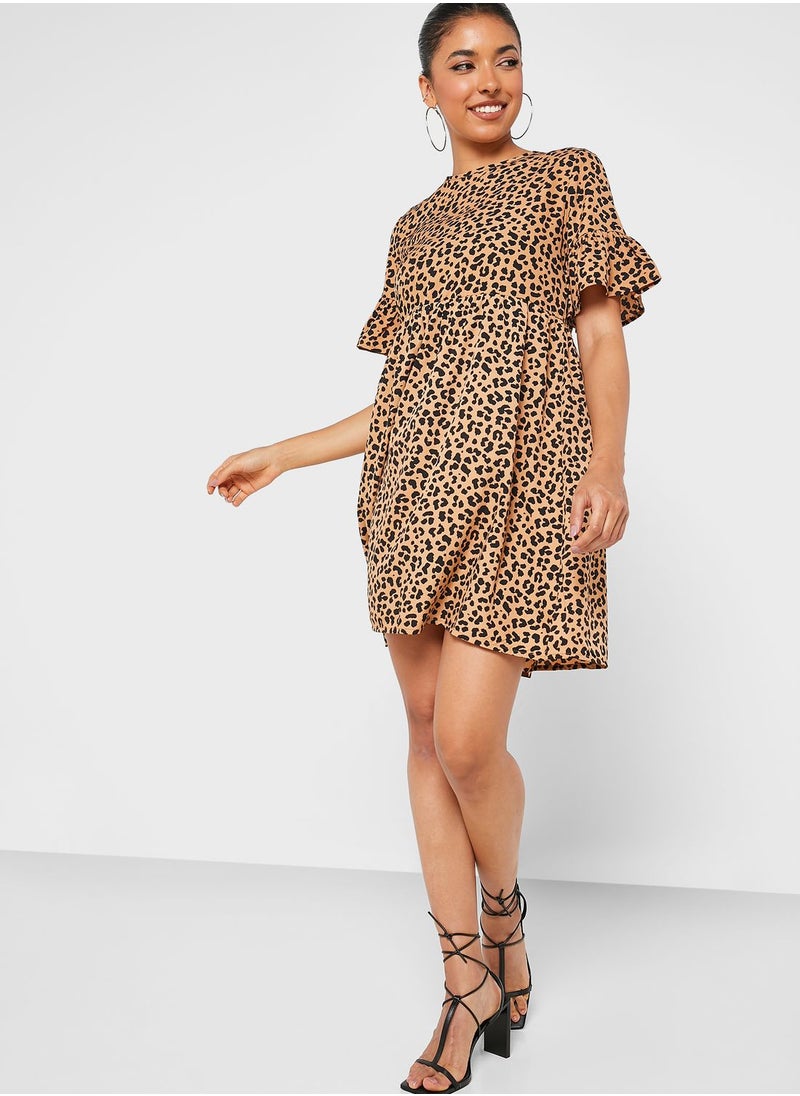 boohoo Animal Print Dress  - Image 4