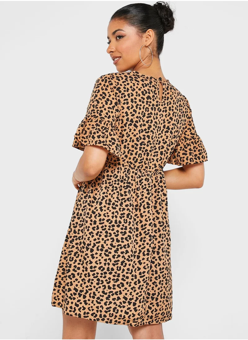 boohoo Animal Print Dress