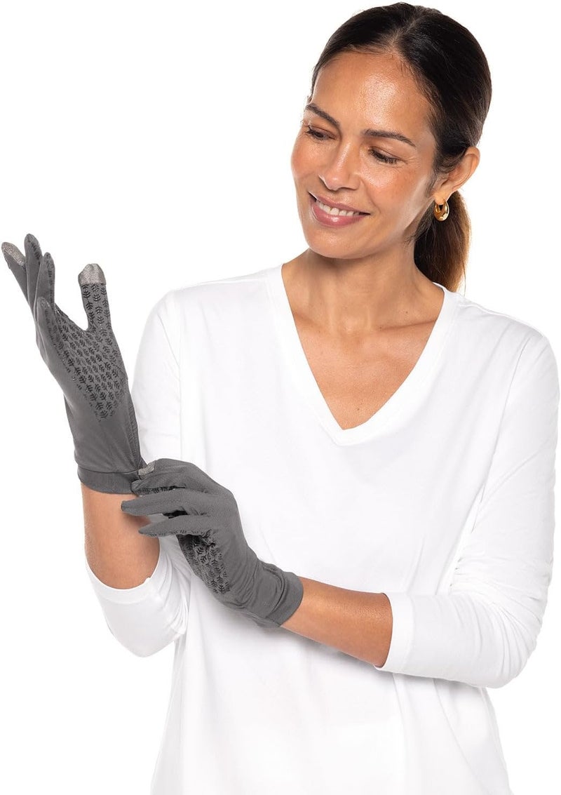 Coolibar Women's UV Protective Gloves with Touchscreen Compatibility - Image 5