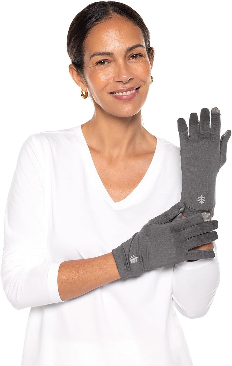 Coolibar Women's UV Protective Gloves with Touchscreen Compatibility - Image 4