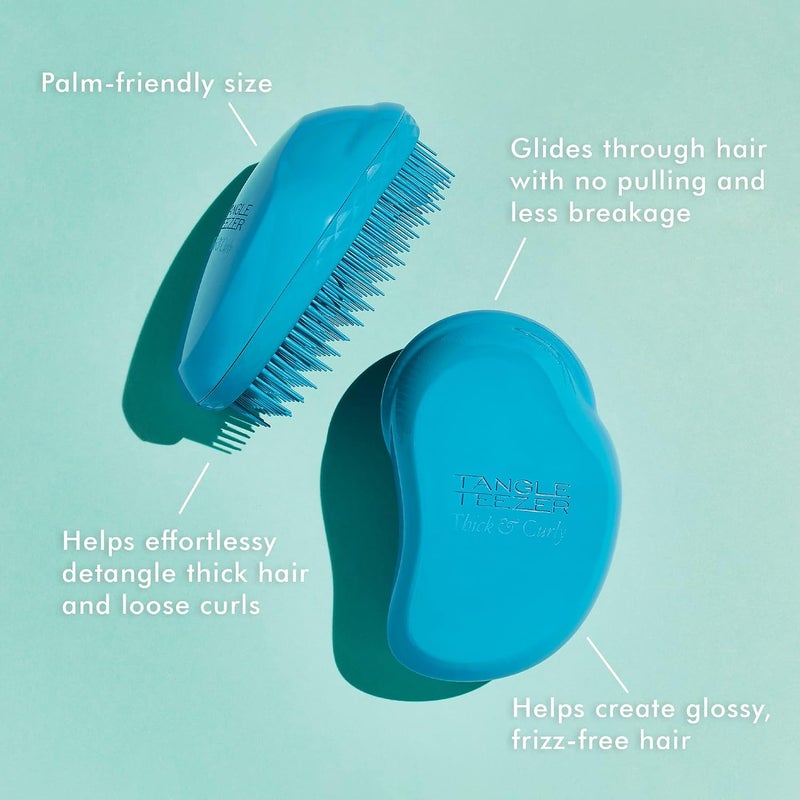 TANGLE TEEZER Thick & Curly Azure Blue - Image 2