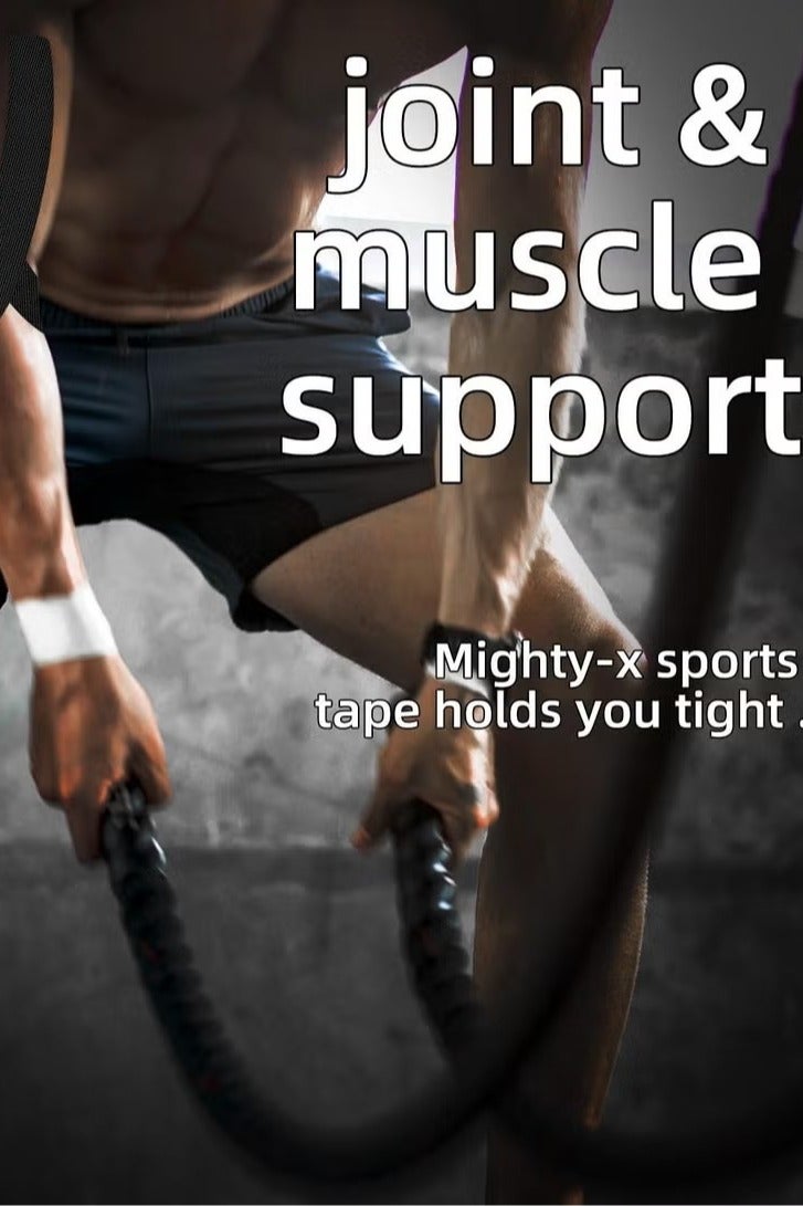 فلاي رود شريط رياضي، 3 لفة 5 متر من شريط رياضي قطني مسامي، مناسب لآلام الكاحل والركبة والكوع والكتف، (أزرق) - Image 5