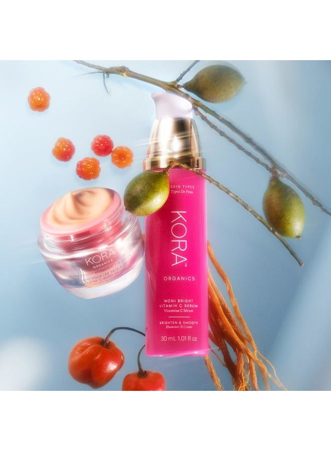 Kora Organics Berry Bright Firming Vitamin C Eye Cream, Hydrate & Strengthen, Certified Organic, Cruelty Free, Refillable, 0.50 fl oz - Image 5