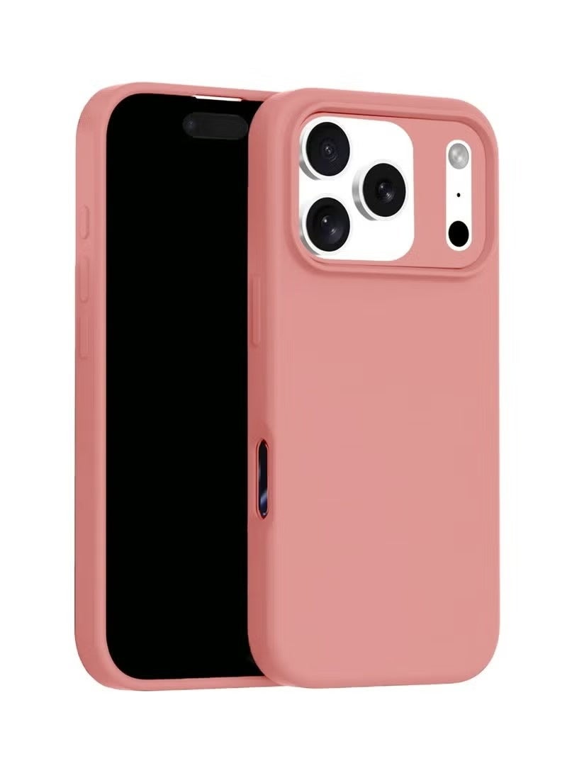 ELTRAZONE Apple iPhone 17 Pro 5G 2025 Soft Liquid Silicone Case Cover (Model MCRPSN) in Elegant Pink – Slim, Lightweight, Shock-Absorbent Protective Phone Case with Precise Cutouts and Comfortable Grip - Image 1