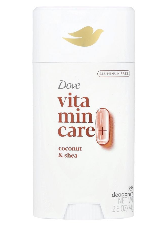 Dove مزيل العرق فيتامين كير+ جوز الهند وشيا 2.6 أونصة (74 غرام)