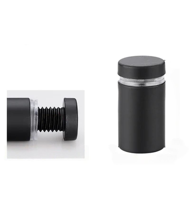 5 Pcs 19x25mm Black Support Advertising Nails Stable Load Bearing Wall Mounted For Glass Acrylic Sign Brackets Fixing Screws - Image 3