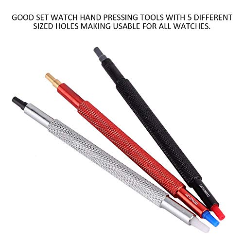 Alucy 3pcs Watch Hand Pressers, Wristwatch Repair Tool Pusher Fitting Set, Watch Repairing Tool Kit for Watchmakers Watch Worker - Image 4