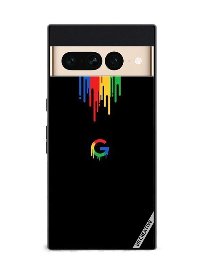 VR CREATIVE غطاء حماية واقٍ لهاتف جوجل بيكسل 7 برو تصميم جوجل متعدد الألوان