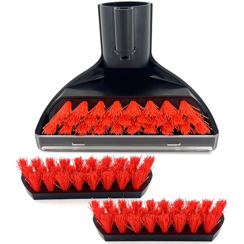 Tivcroxs Upgraded 1400B Little Green 5.3in Machine Brush Replacement for Bissell Little Green Multi-Purpose Portable Carpet and Upholstery Cleaner for 1400B 4075 3860 1425 2458 1400 3194 3353, Black,1+2 Brush - Image 1