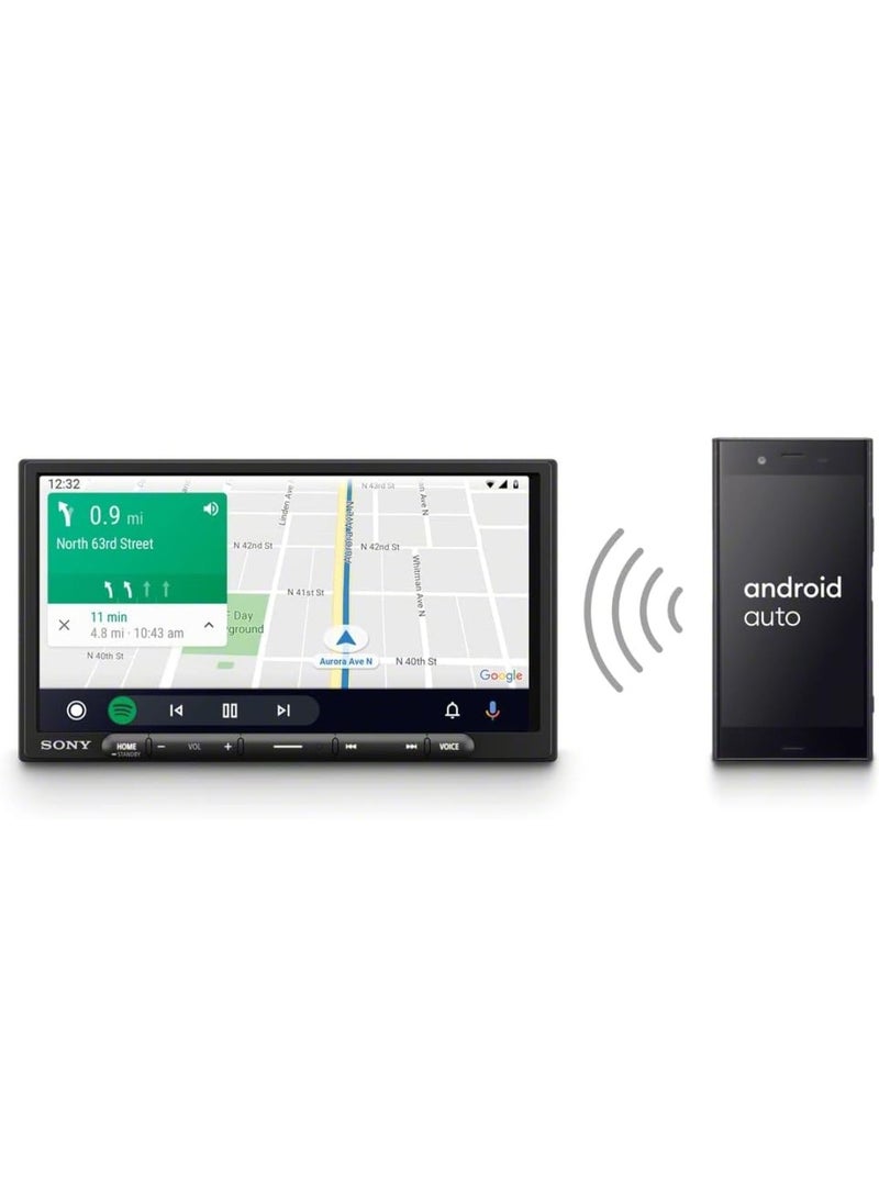 Sony Sony XAV-AX4000 7 Inch Multimedia Receiver with Wireless Car Play Android Auto and Maestro Ready 2Din Car Stereo - Image 3